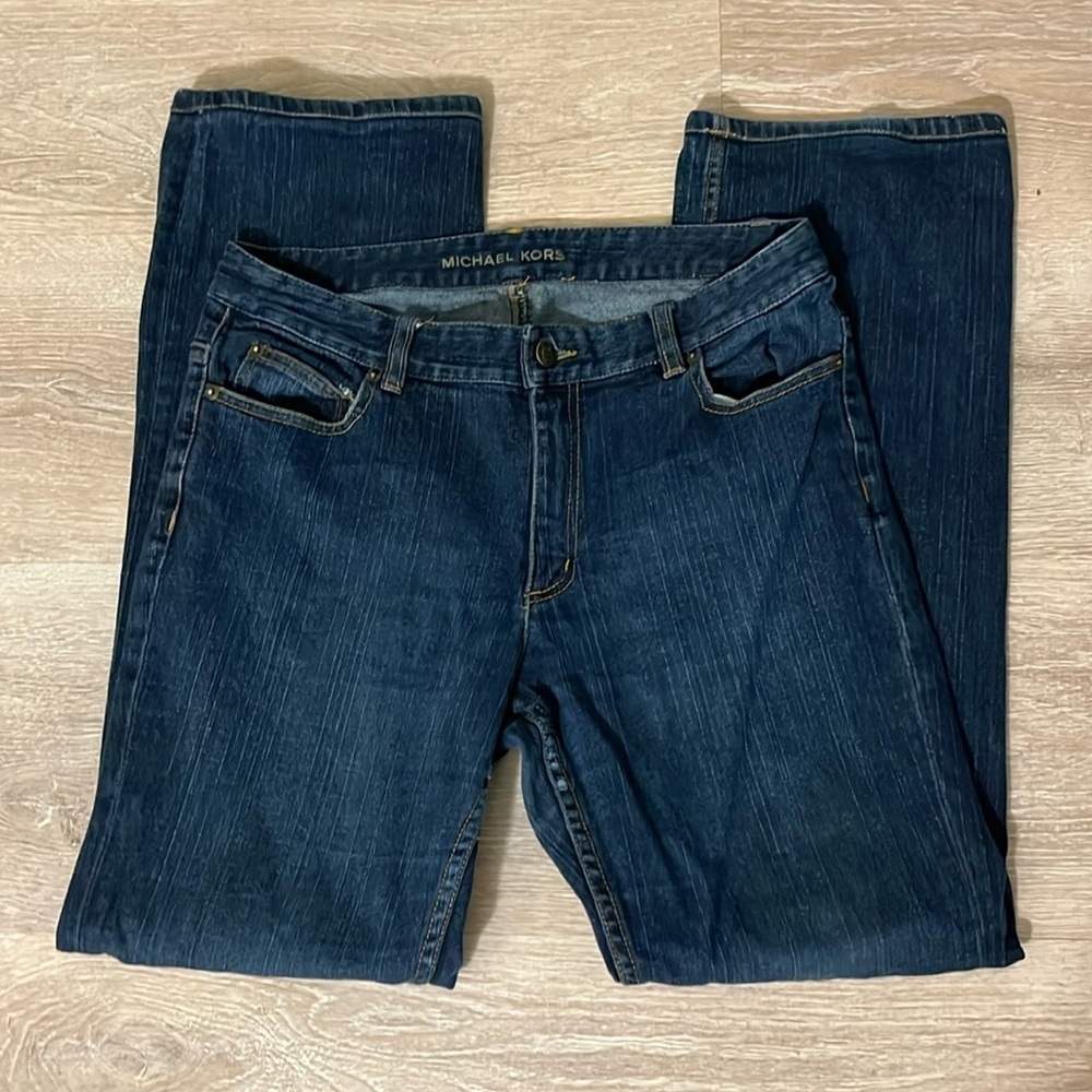 Michael Kors Dark Blue Straight Leg Jeans
